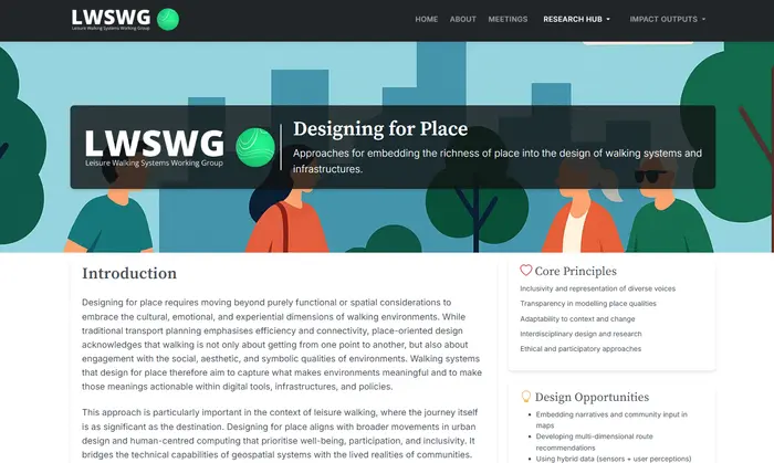 Leisure Walking Systems Working Group screenshot 5