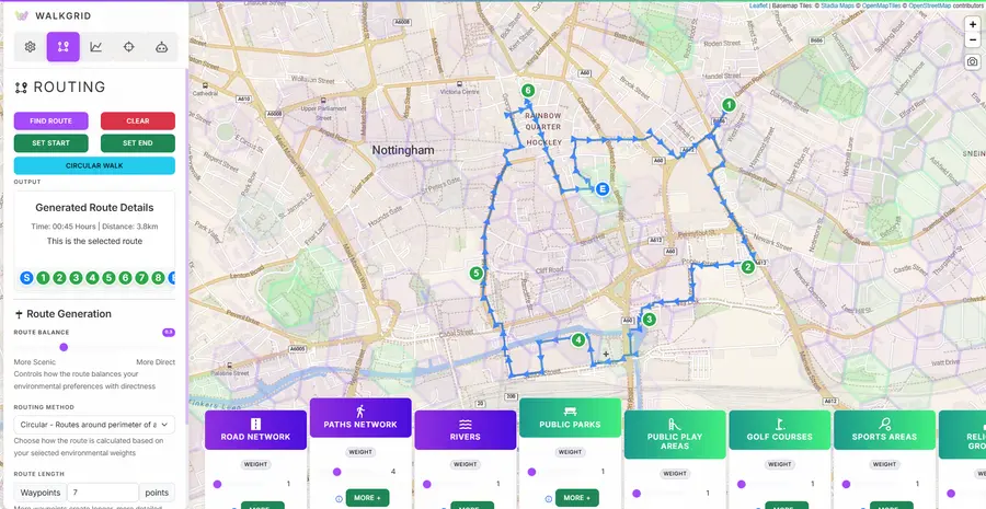 WalkGrid preview