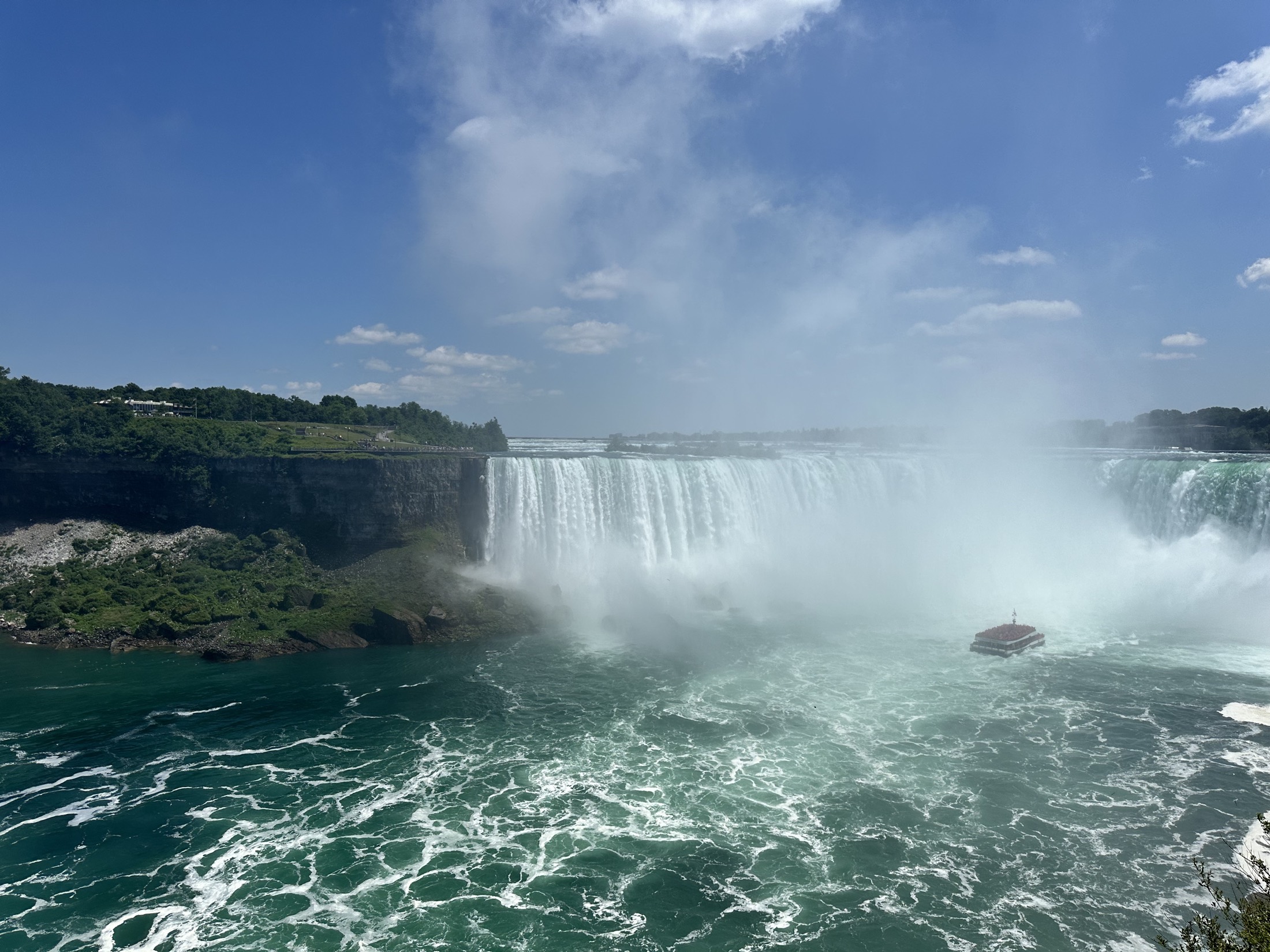 Niagara Falls seen from the Canadian side