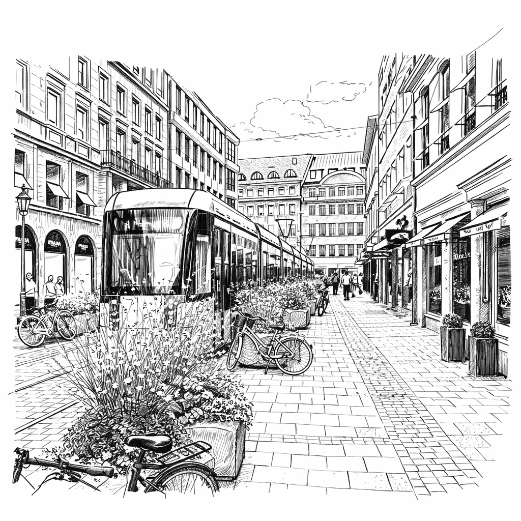 Architectural sketch